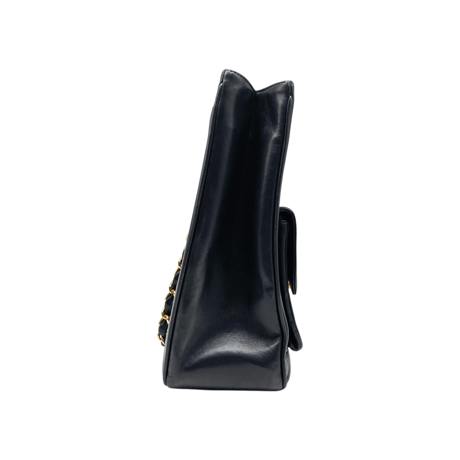 Chanel Black Mademoiselle Vertical Tote