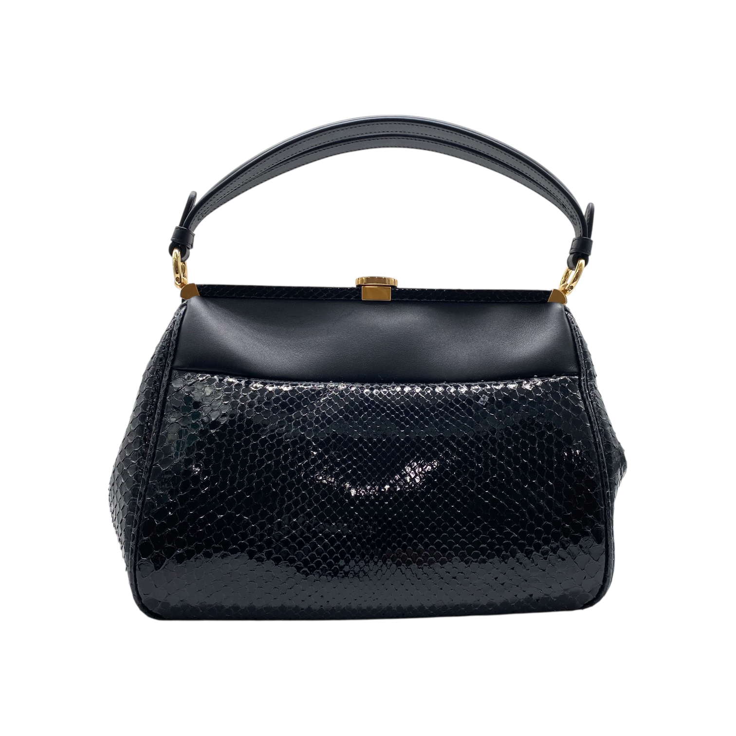 Gucci Black Ophidia Python Stripe