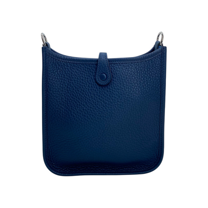 Hermes Evelyne TPM Bleu de Prusse Clemence Palladium Hardware