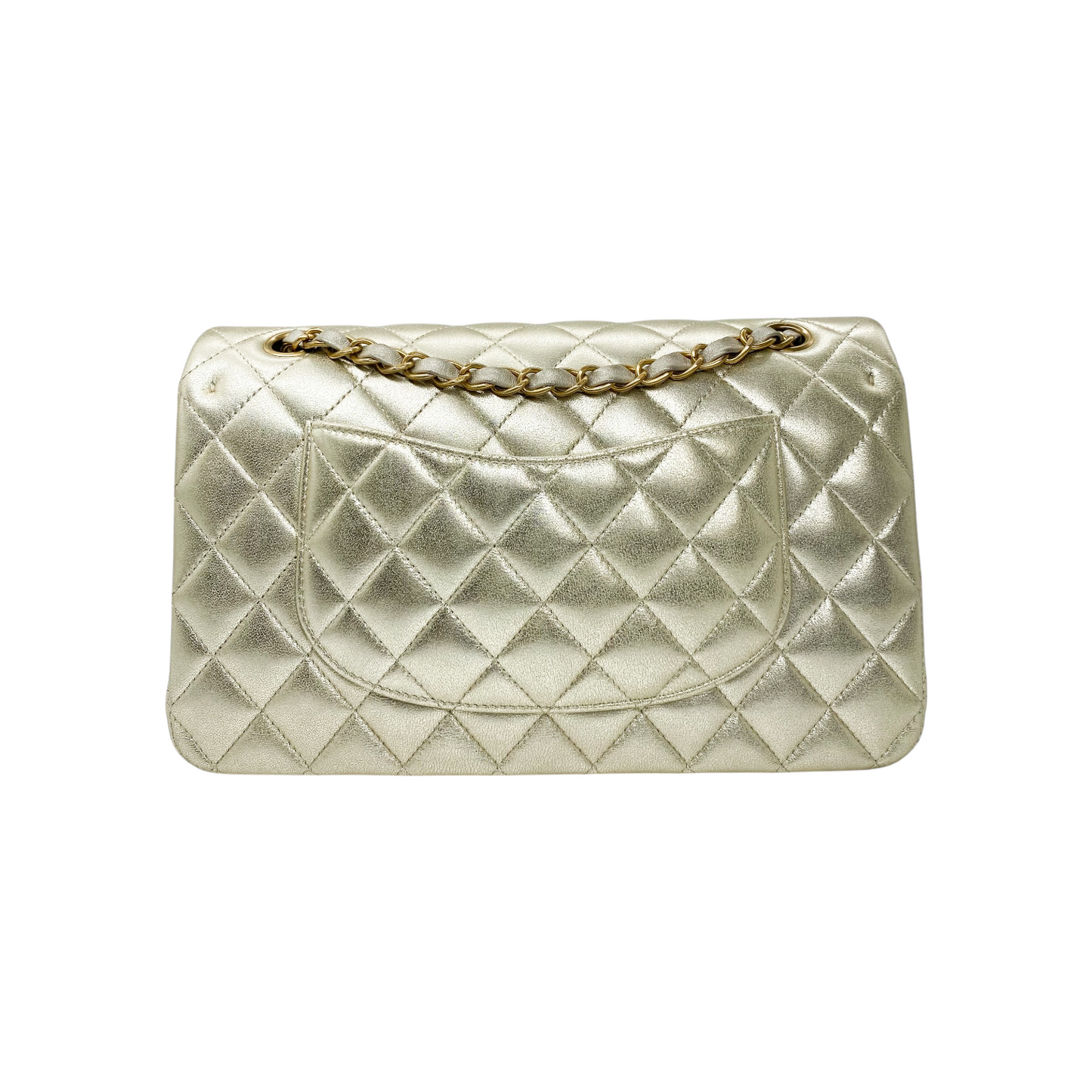 Chanel Champagne Medium Classic Flap Bag