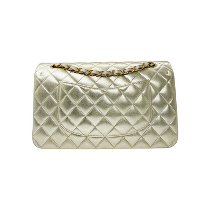 Chanel Champagne Medium Classic Flap Bag