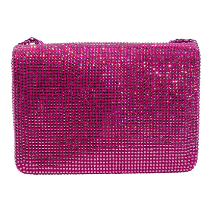 Valentino Pink Crystal Roman Stud Bag