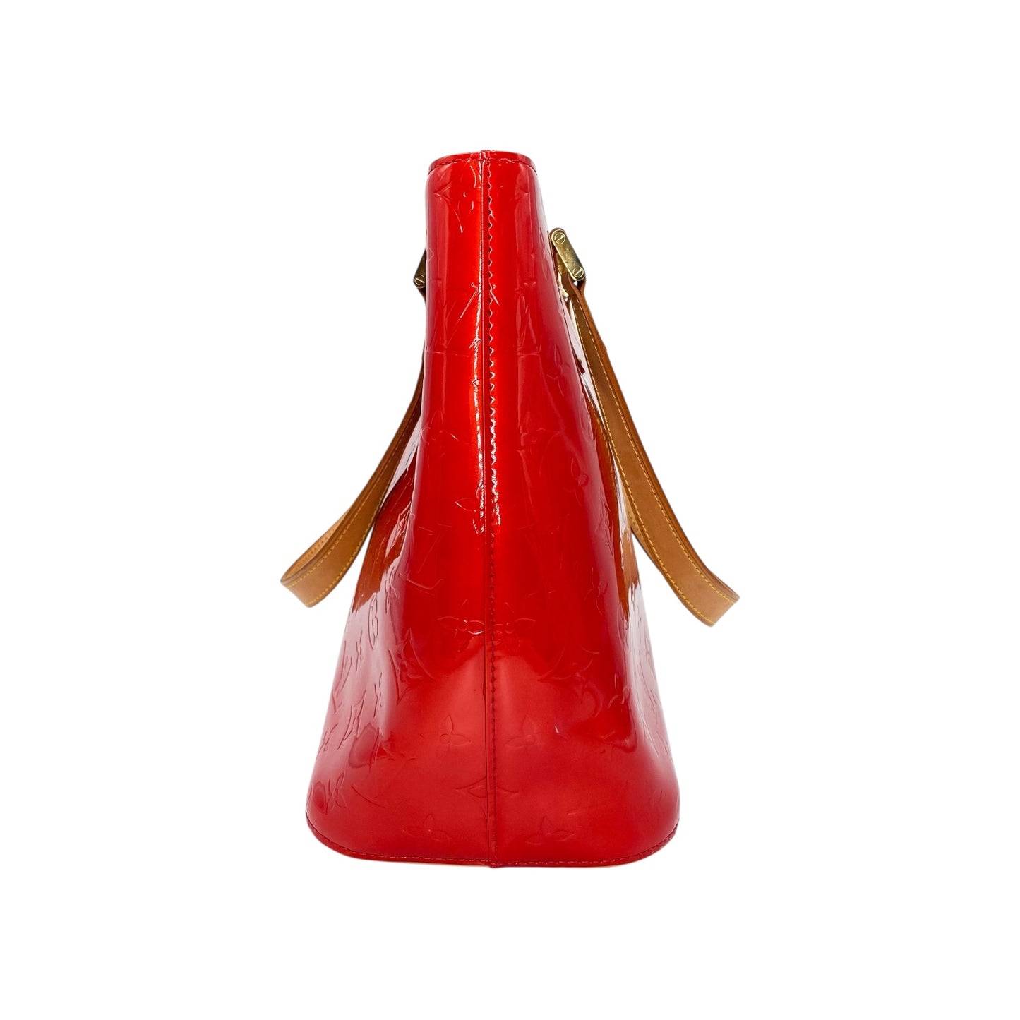 Louis Vuitton Red Vernis Houston Bag