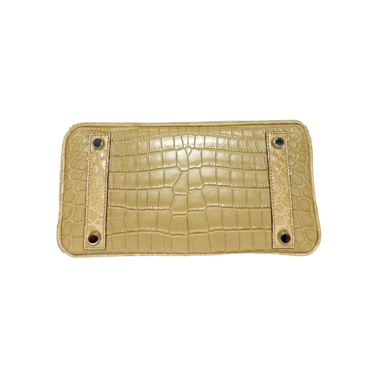 Hermes Birkin 25 Trench Matte Nilo Crocodile Palladium Hardware