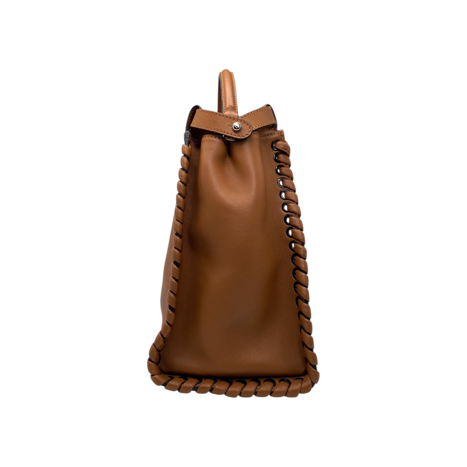 Fendi Brown Peekaboo Lace Up