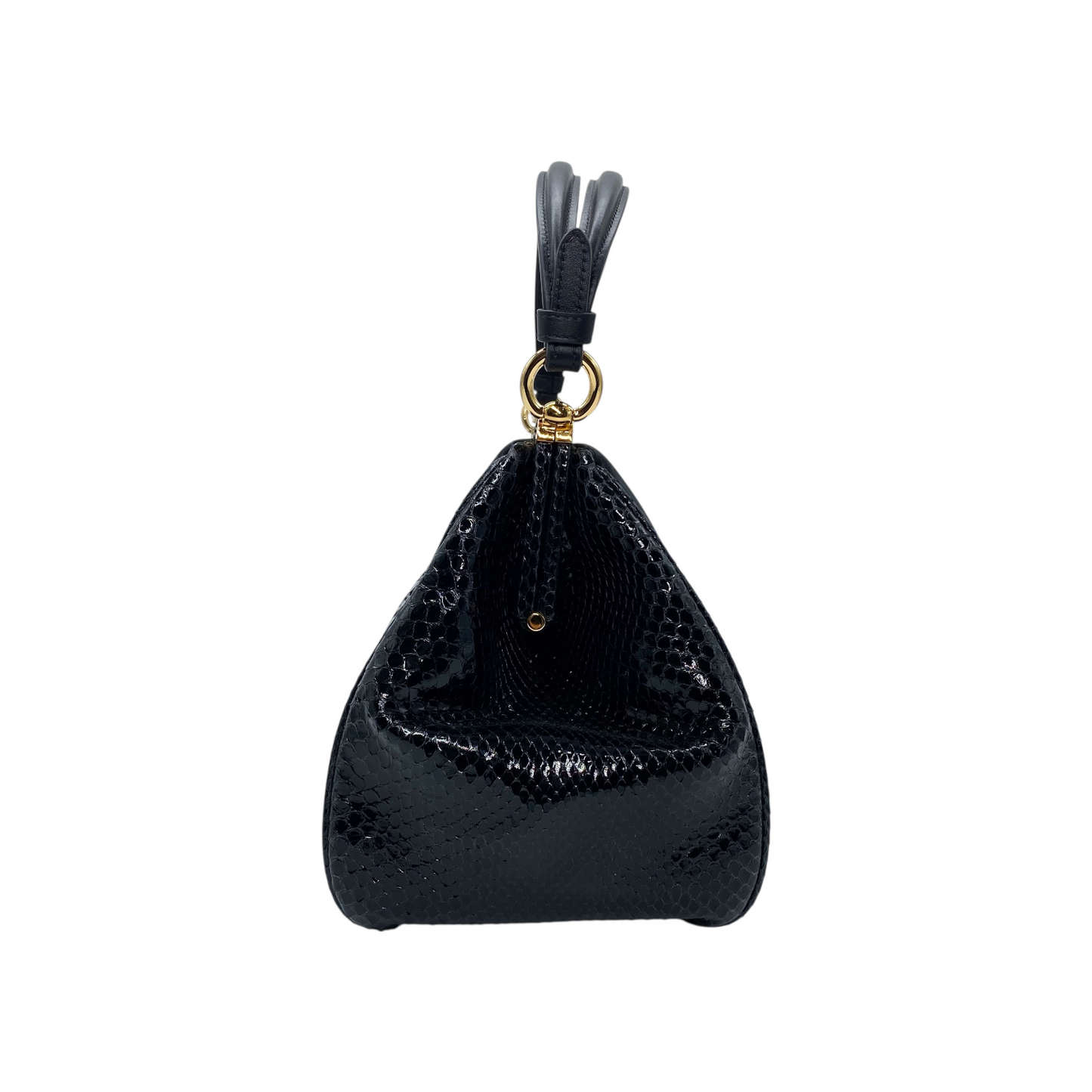 Gucci Black Ophidia Python Stripe