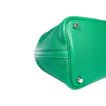 Hermes Picotin 18 Vert Verone Clemence Palladium Hardware
