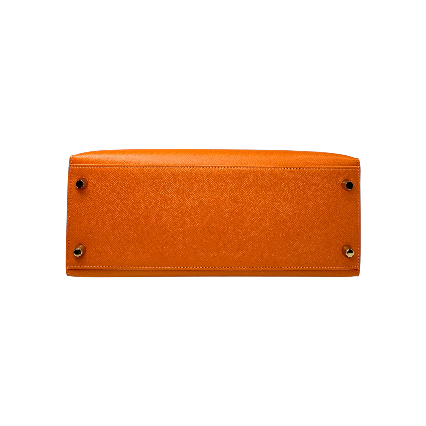 Hermes Kelly 28 Orange Epsom Gold Hardware