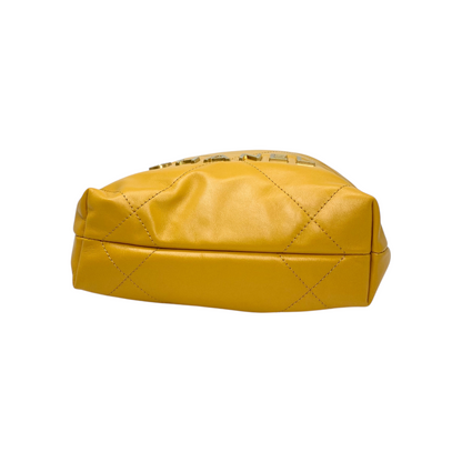 Chanel Yellow Mini 22