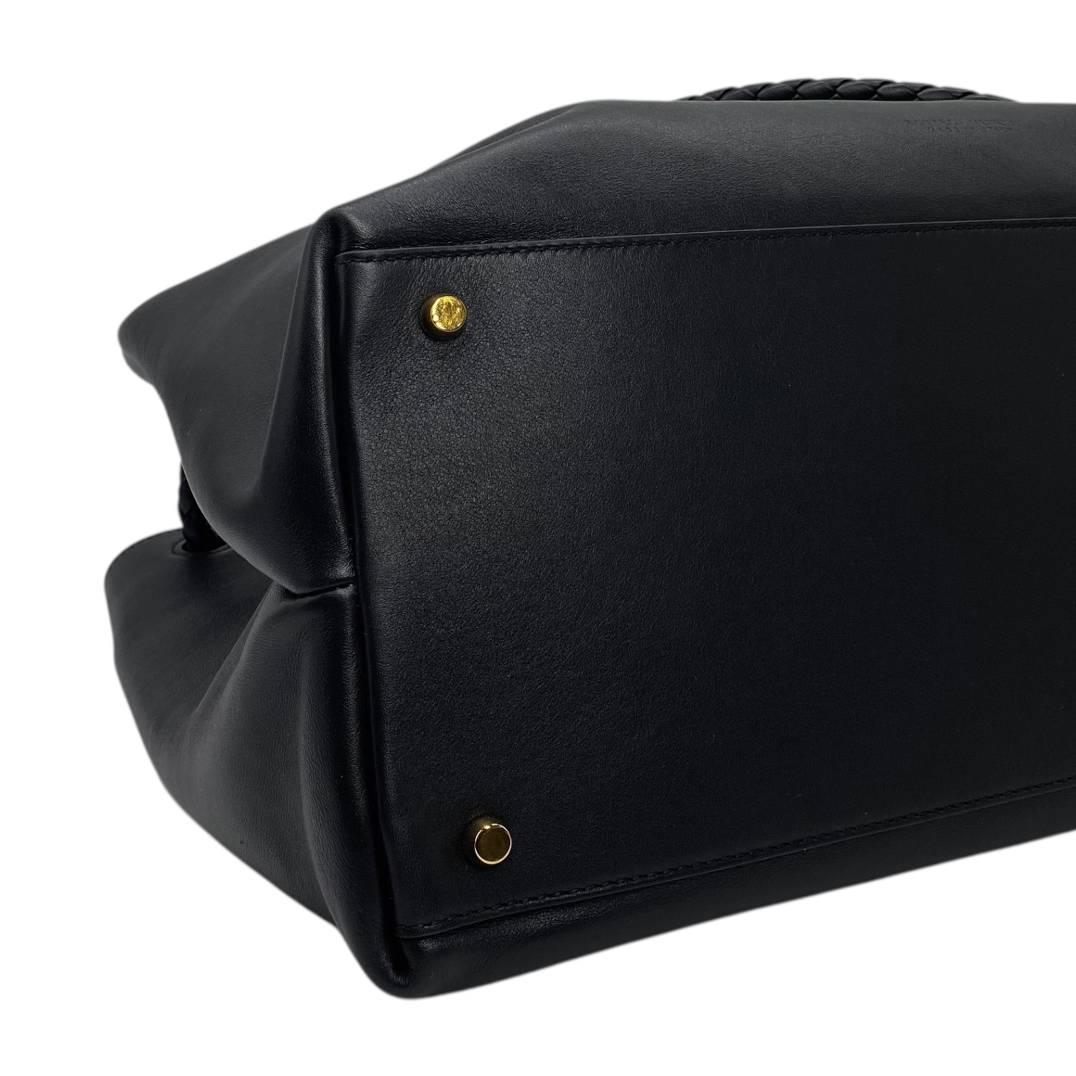 Bottega Veneta Black Andiamo Large Tote