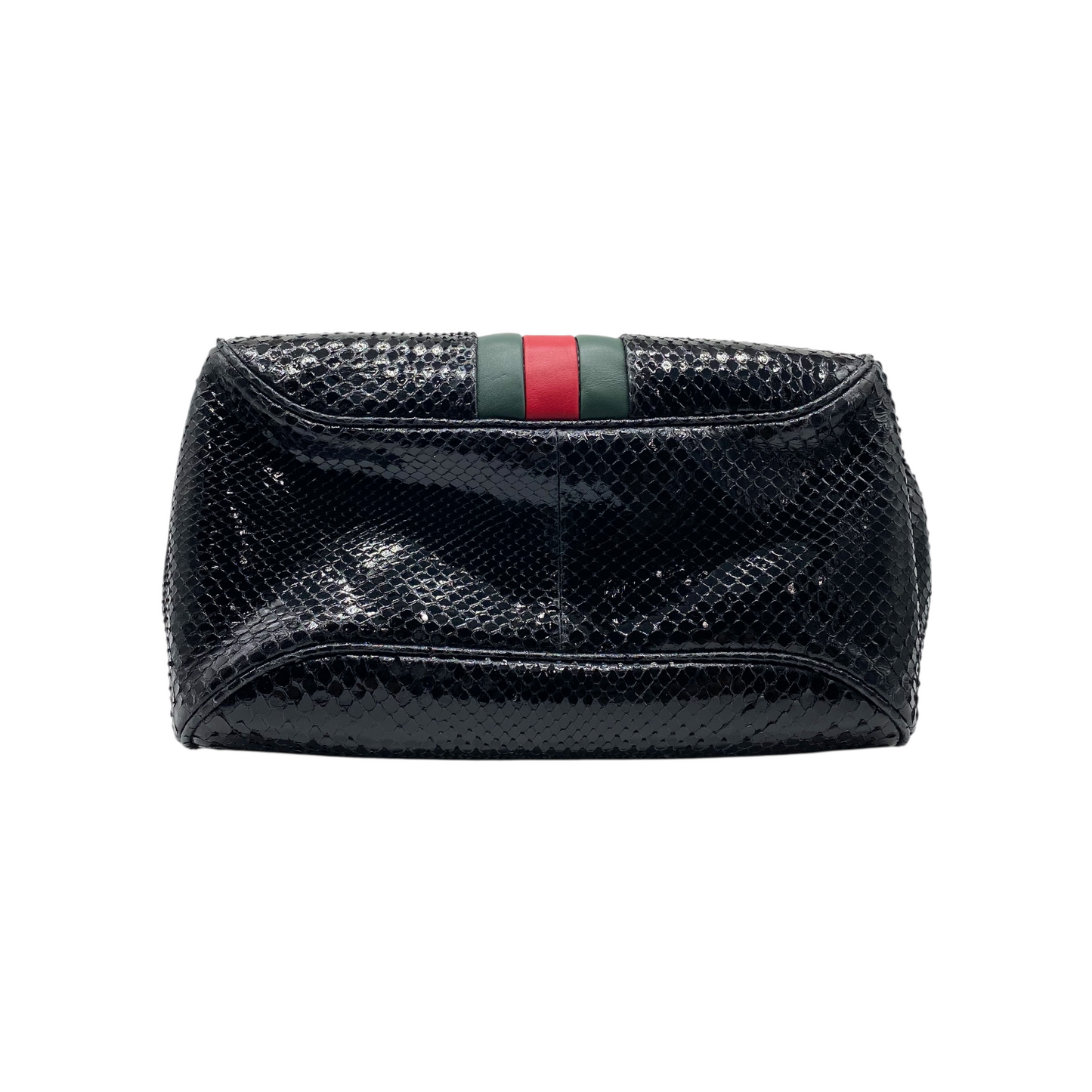 Gucci Black Ophidia Python Stripe