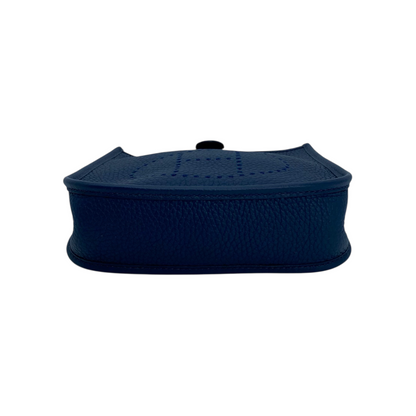 Hermes Evelyne TPM Bleu de Prusse Clemence Palladium Hardware