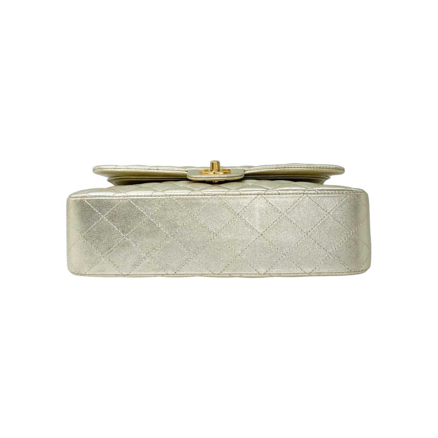 Chanel Champagne Medium Classic Flap Bag