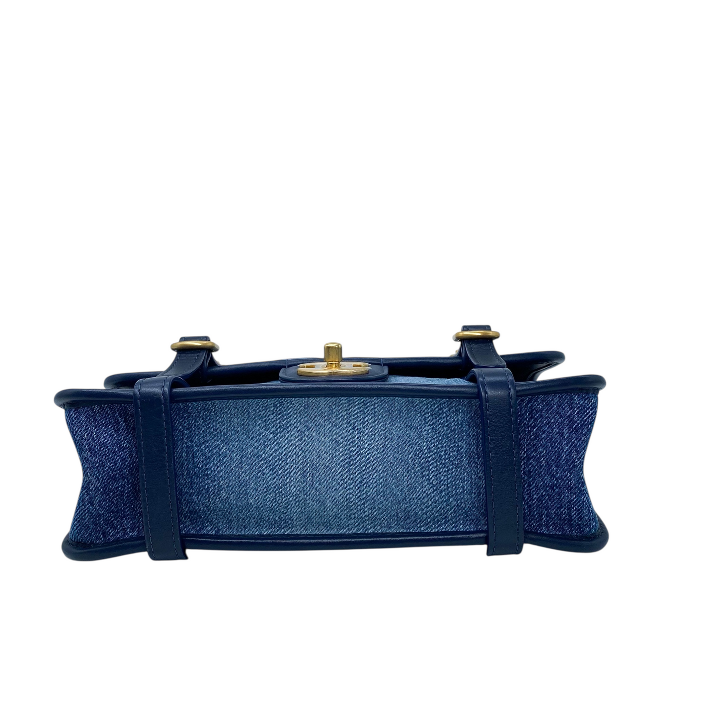 Chanel Small Quilted Denim Ombre Flap Bag