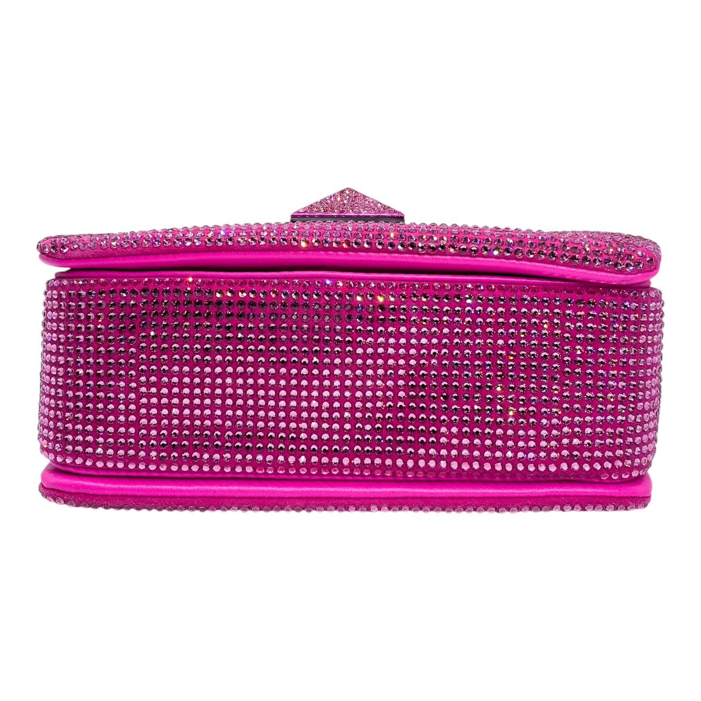 Valentino Pink Crystal Roman Stud Bag