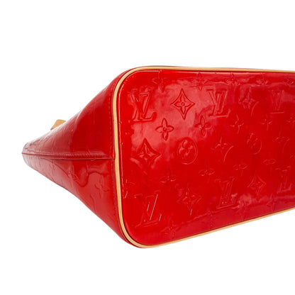 Louis Vuitton Red Vernis Houston Bag