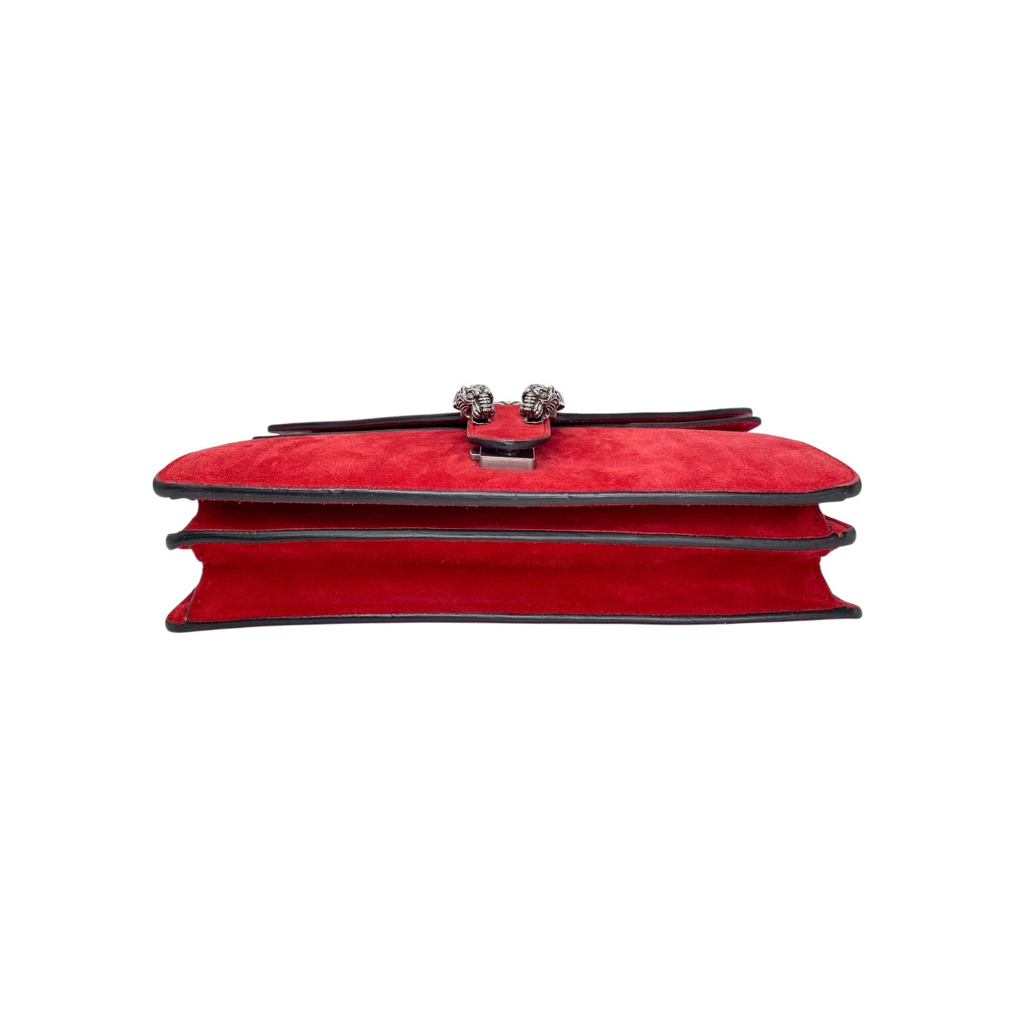 Gucci Red Suede Dionysus Shoulder Bag