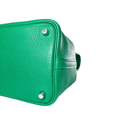 Hermes Picotin 18 Vert Verone Clemence Palladium Hardware