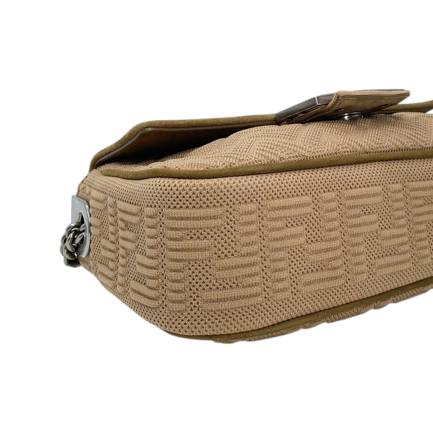 Fendi Taupe Texture Baguette
