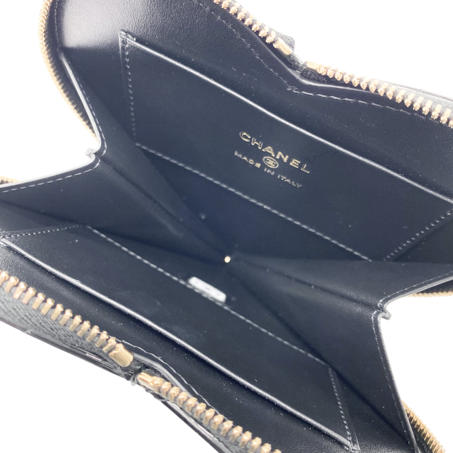 Chanel Heart Black Patent Crossbody