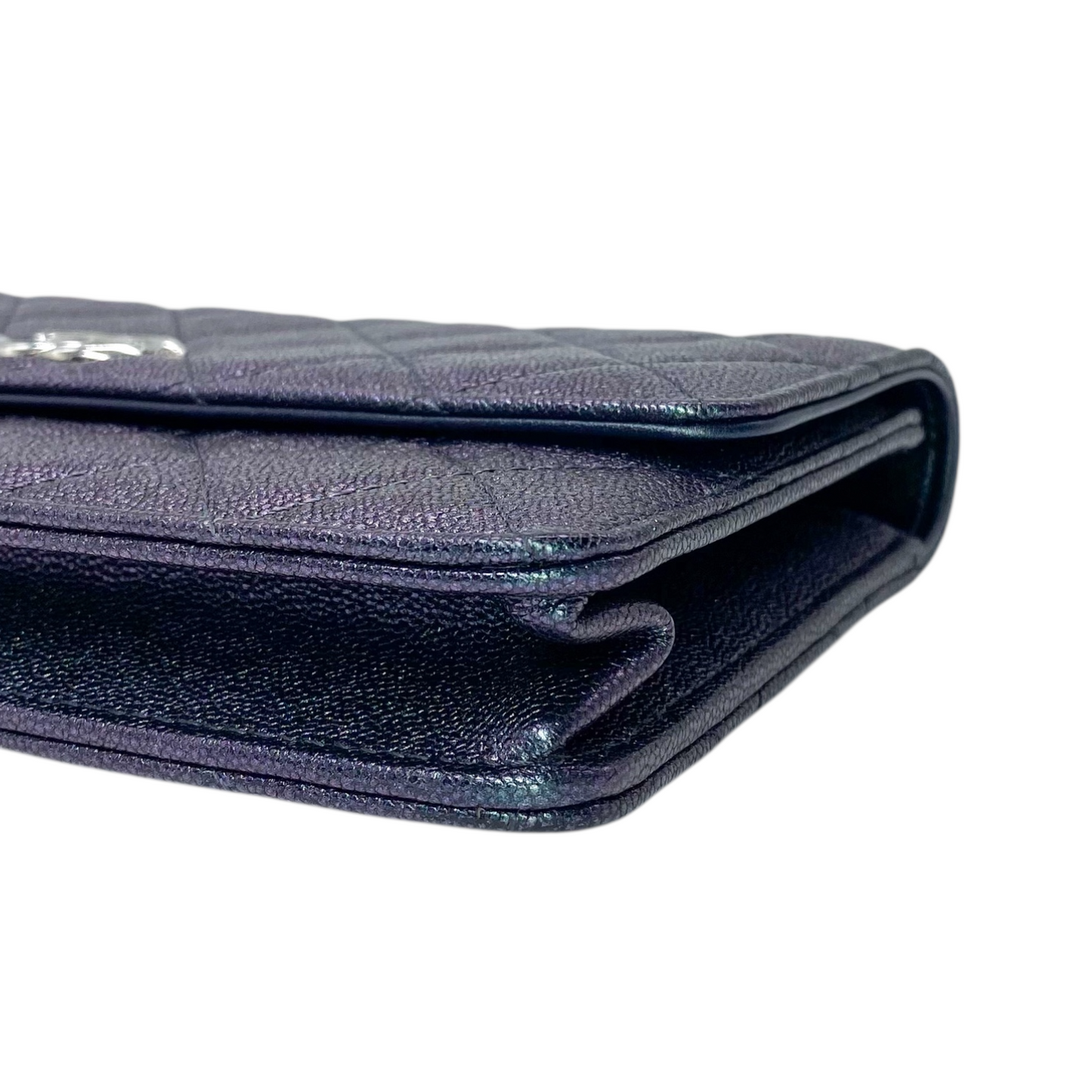 Chanel Iridescent Quilted Wristlet