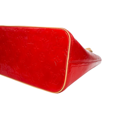 Louis Vuitton Red Vernis Houston Bag