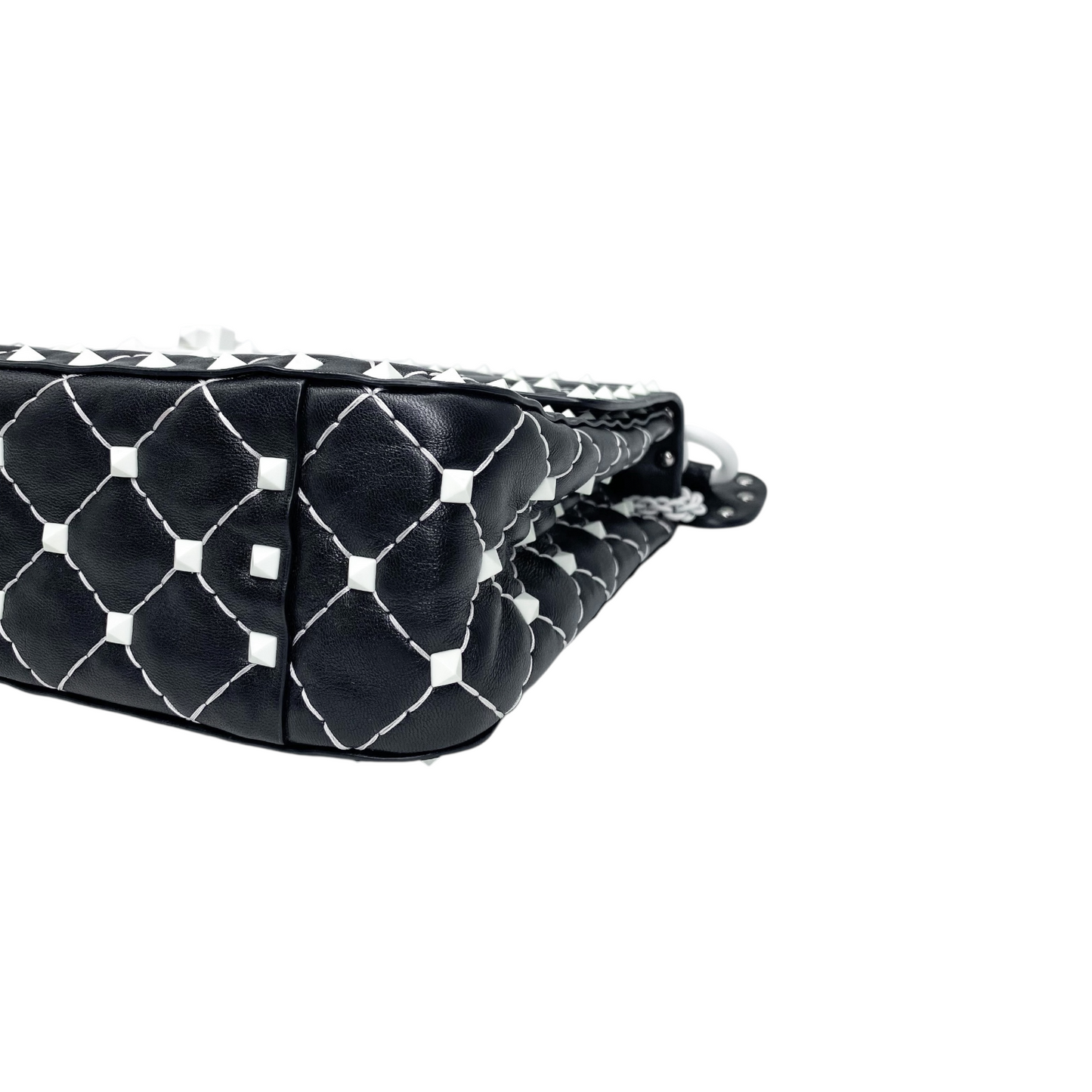 Valentino Rockstud Spike Flap Bag Quilted Leather