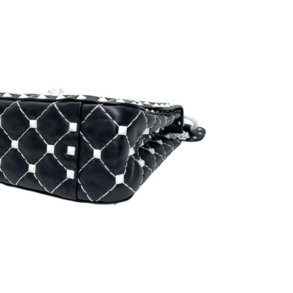 Valentino Rockstud Spike Flap Bag Quilted Leather