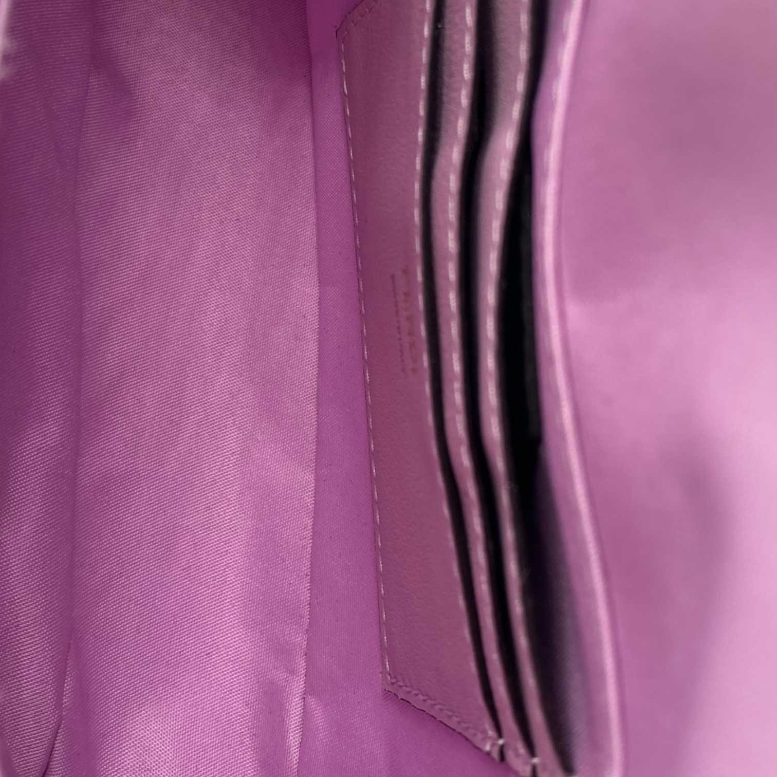 Fendi Purple Mini Sequin Baguette