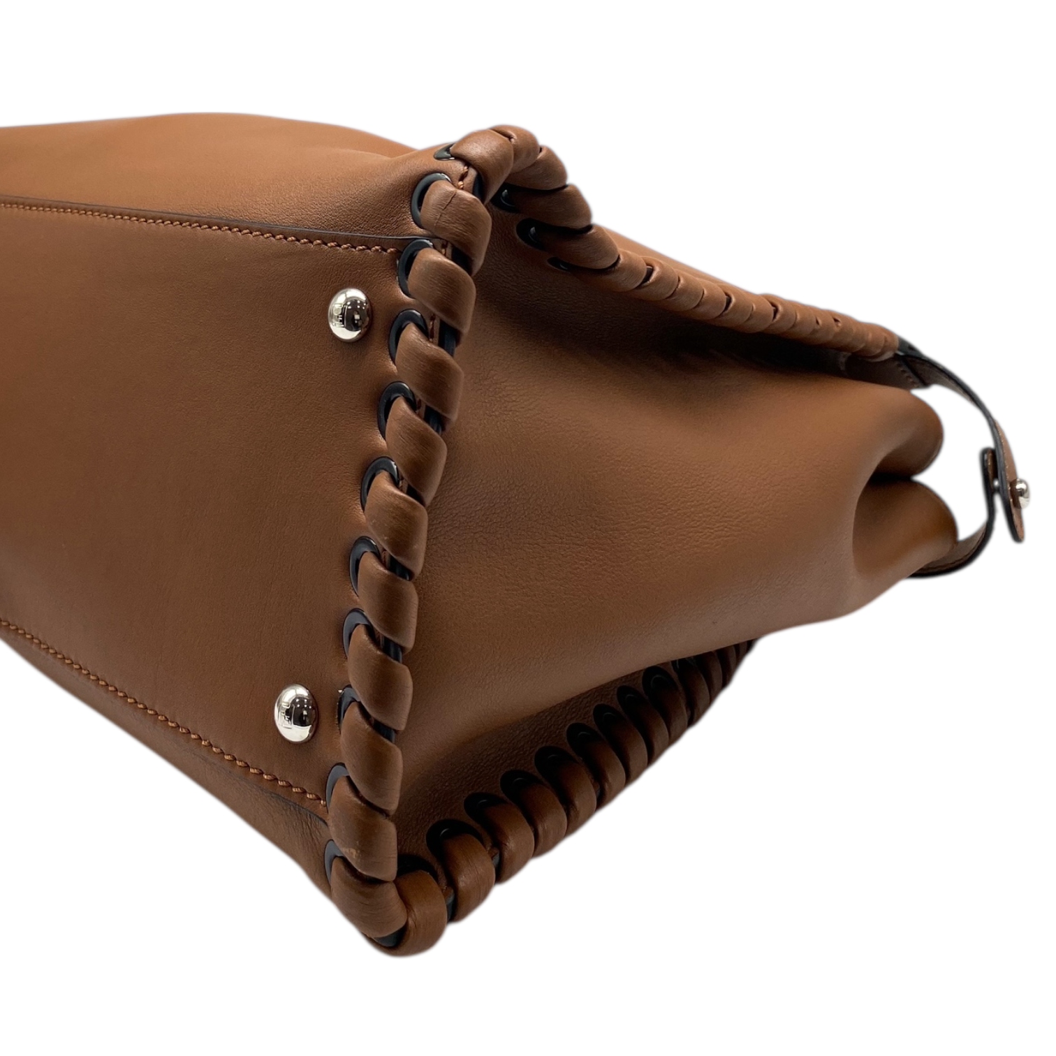 Fendi Brown Peekaboo Lace Up