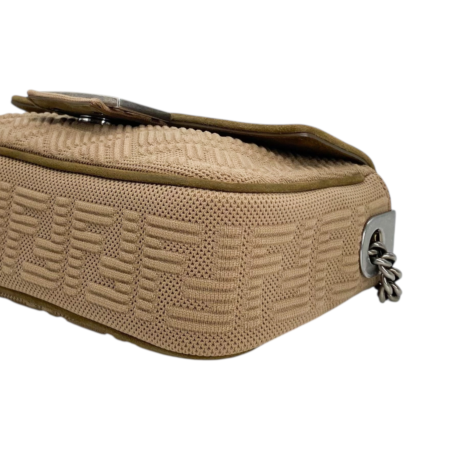 Fendi Taupe Texture Baguette