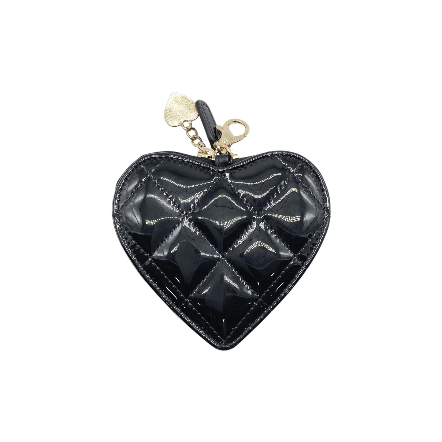 Chanel Black Heart Key Pouch