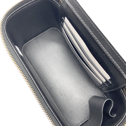 Chanel Black Velvet Vanity Pearl Crush