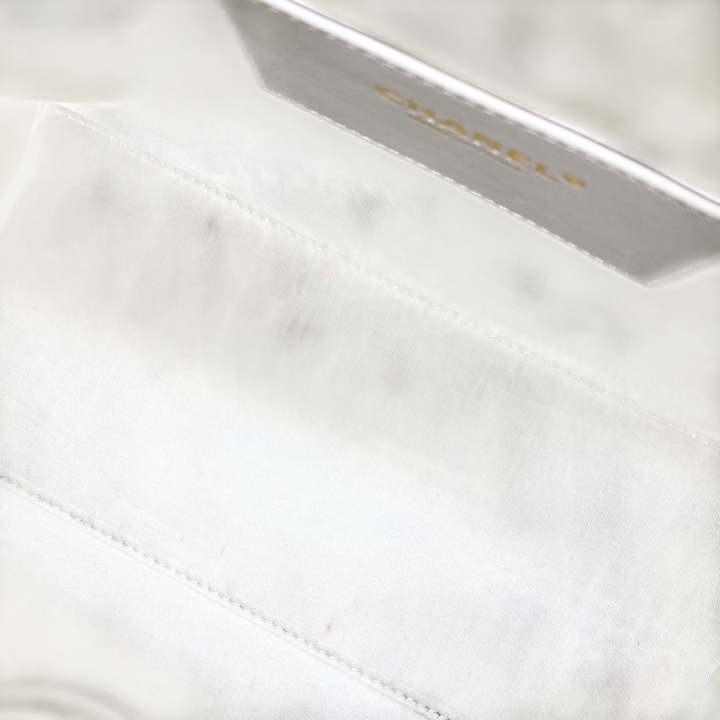 Chanel 25 Caviar Small Light Grey