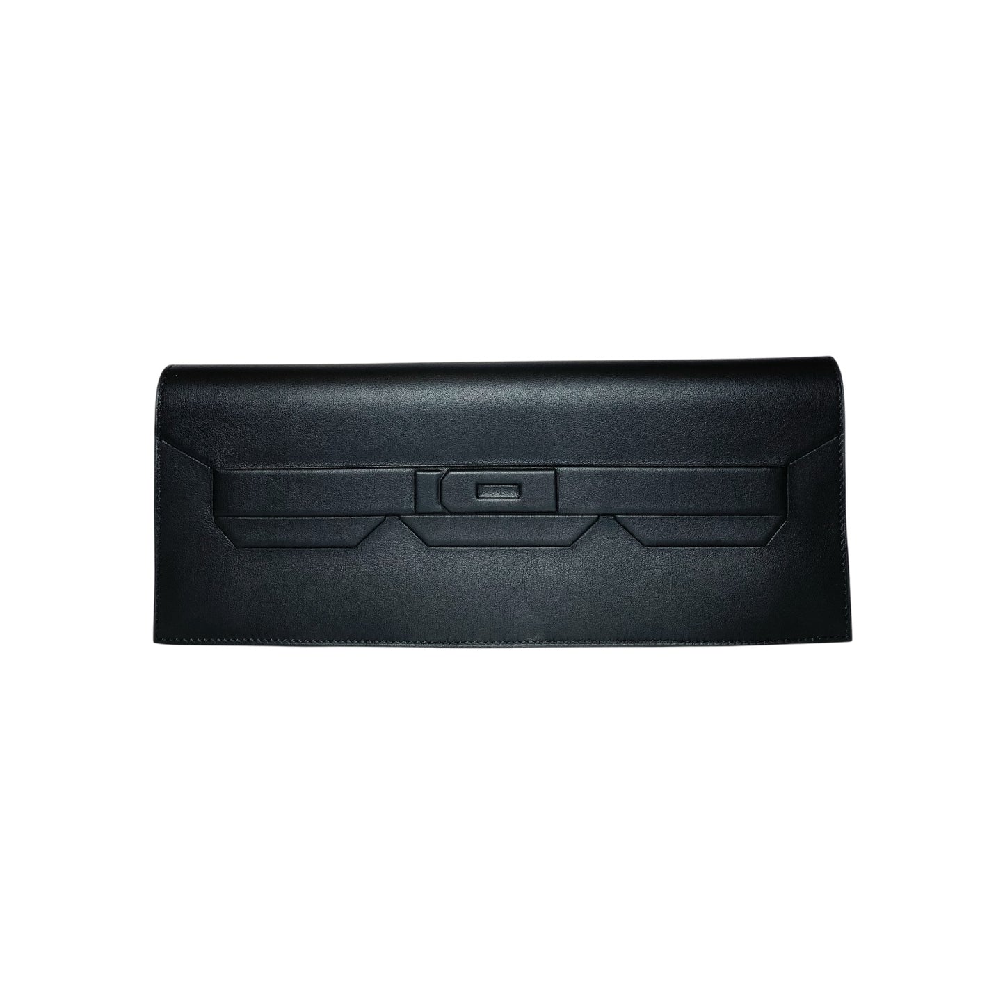 Hermes Black Shadow Swift Clutch