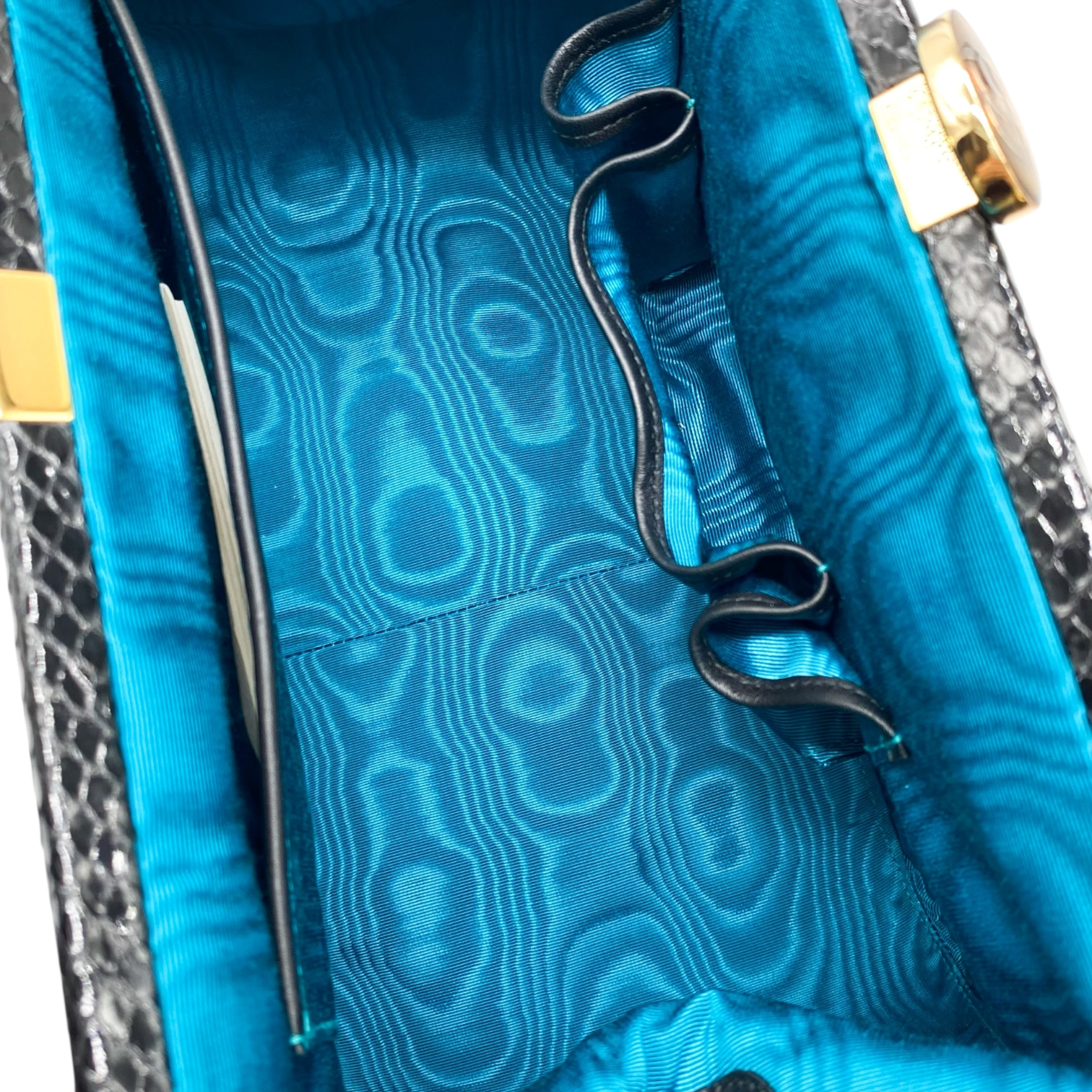 Gucci Black Ophidia Python Stripe