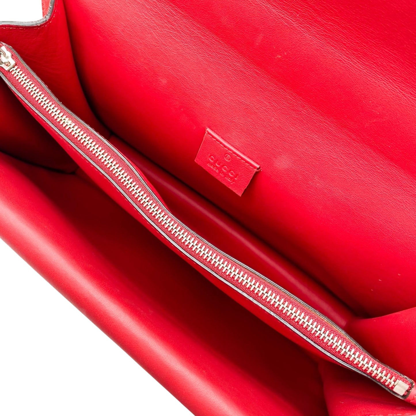 Gucci Red Suede Dionysus Shoulder Bag