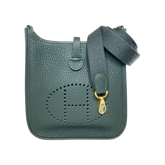 Hermes Evelyne TPM Vert Mangrove Gold Hardware