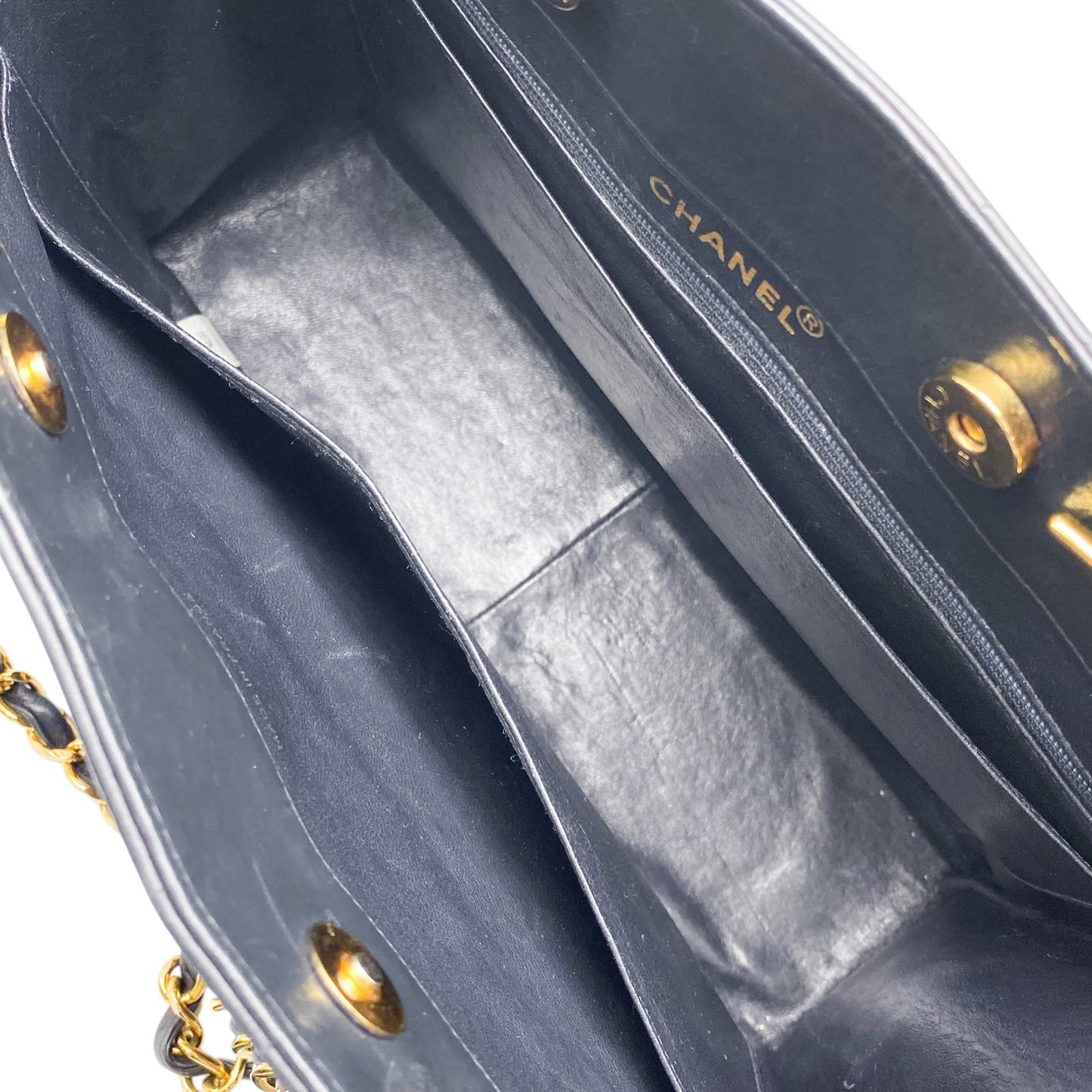 Chanel Black Mademoiselle Vertical Tote