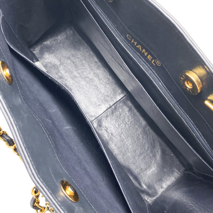 Chanel Black Mademoiselle Vertical Tote