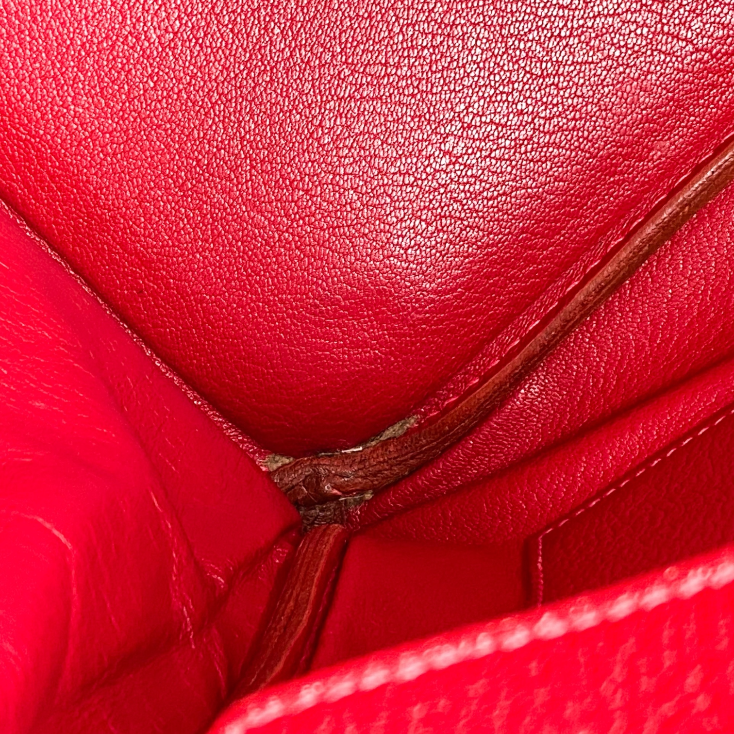 Vintage Hermes 32 Rouge VIF HAC