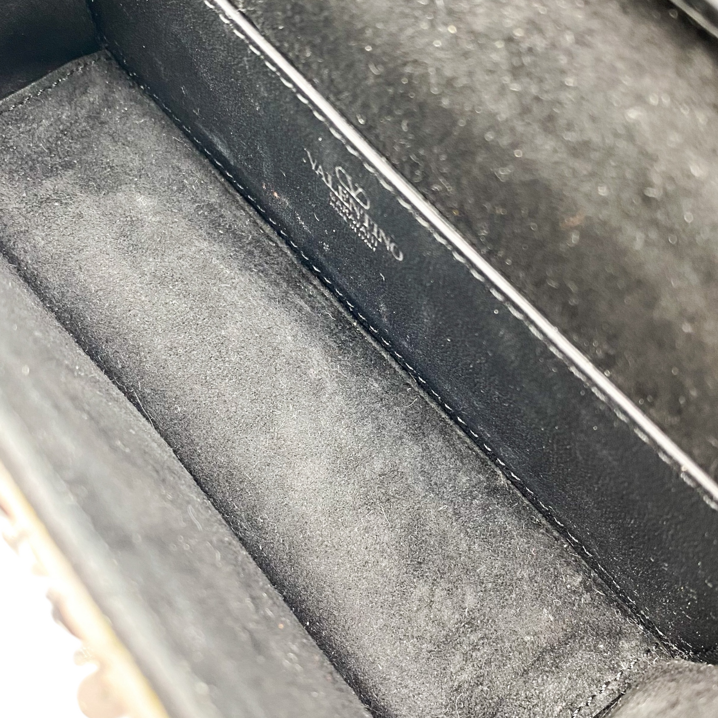 Valentino Loco Small Polka Dot Embellished Bag