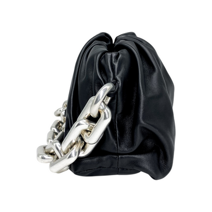 Bottega Veneta Black The Chain Pouch