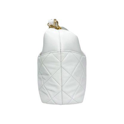 Chanel White Hobo Bag