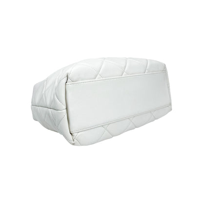 Chanel White Hobo Bag