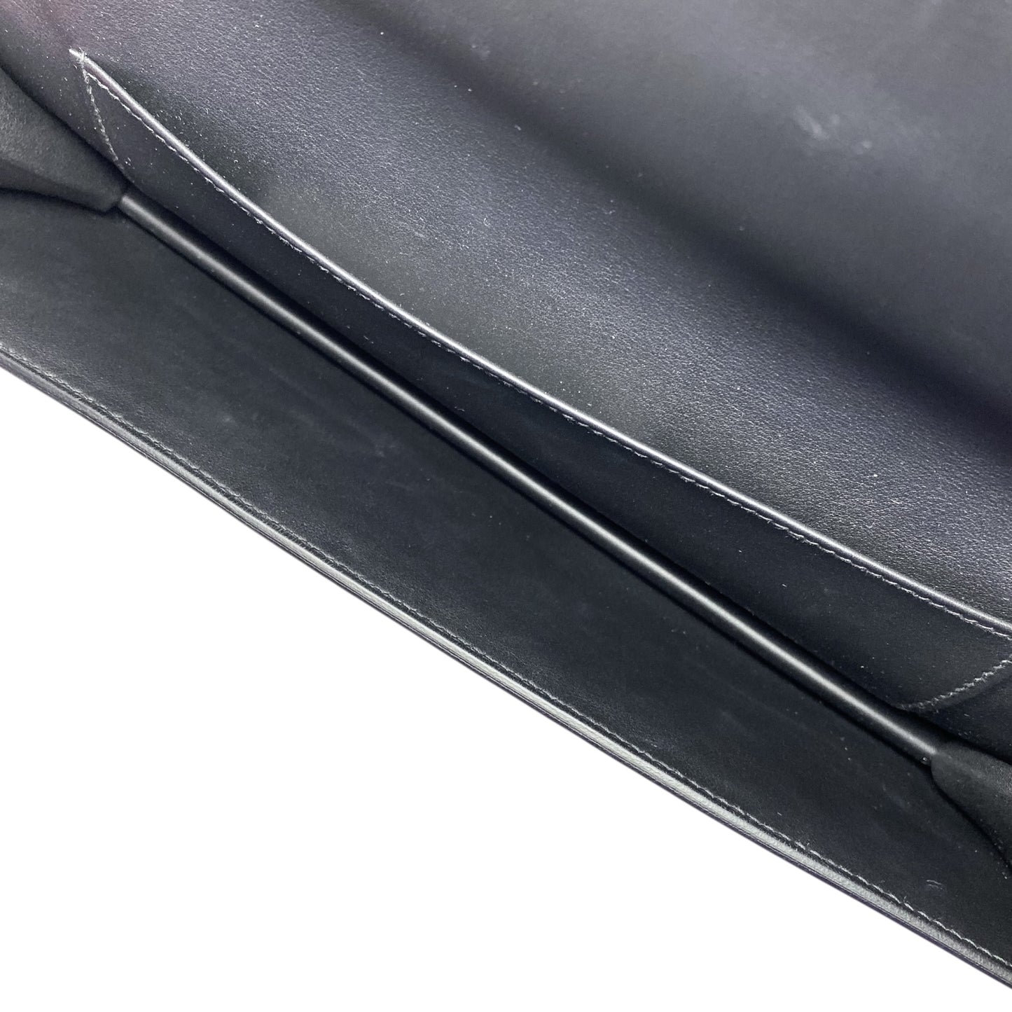 Hermes Black Shadow Swift Clutch