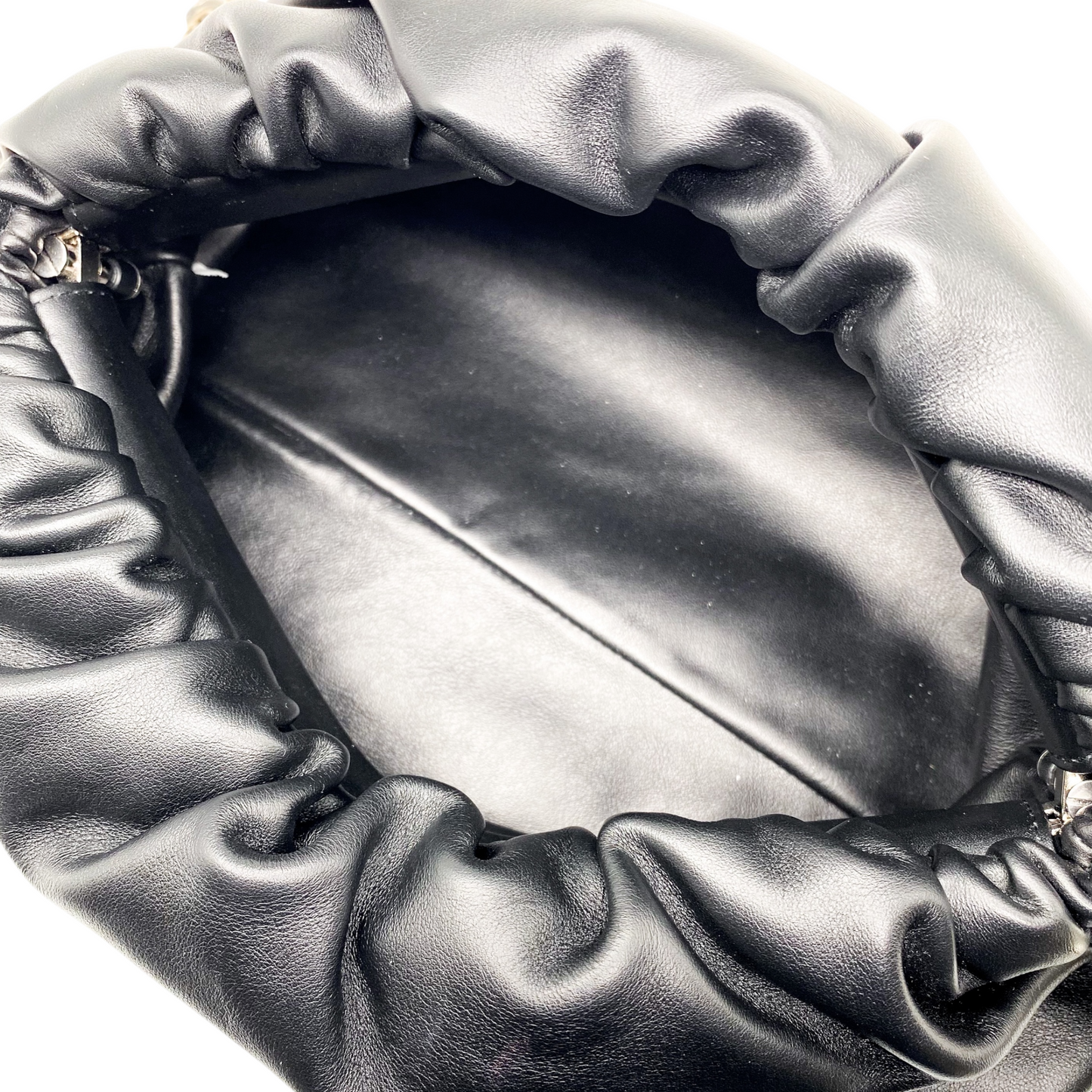 Bottega Veneta Black The Chain Pouch