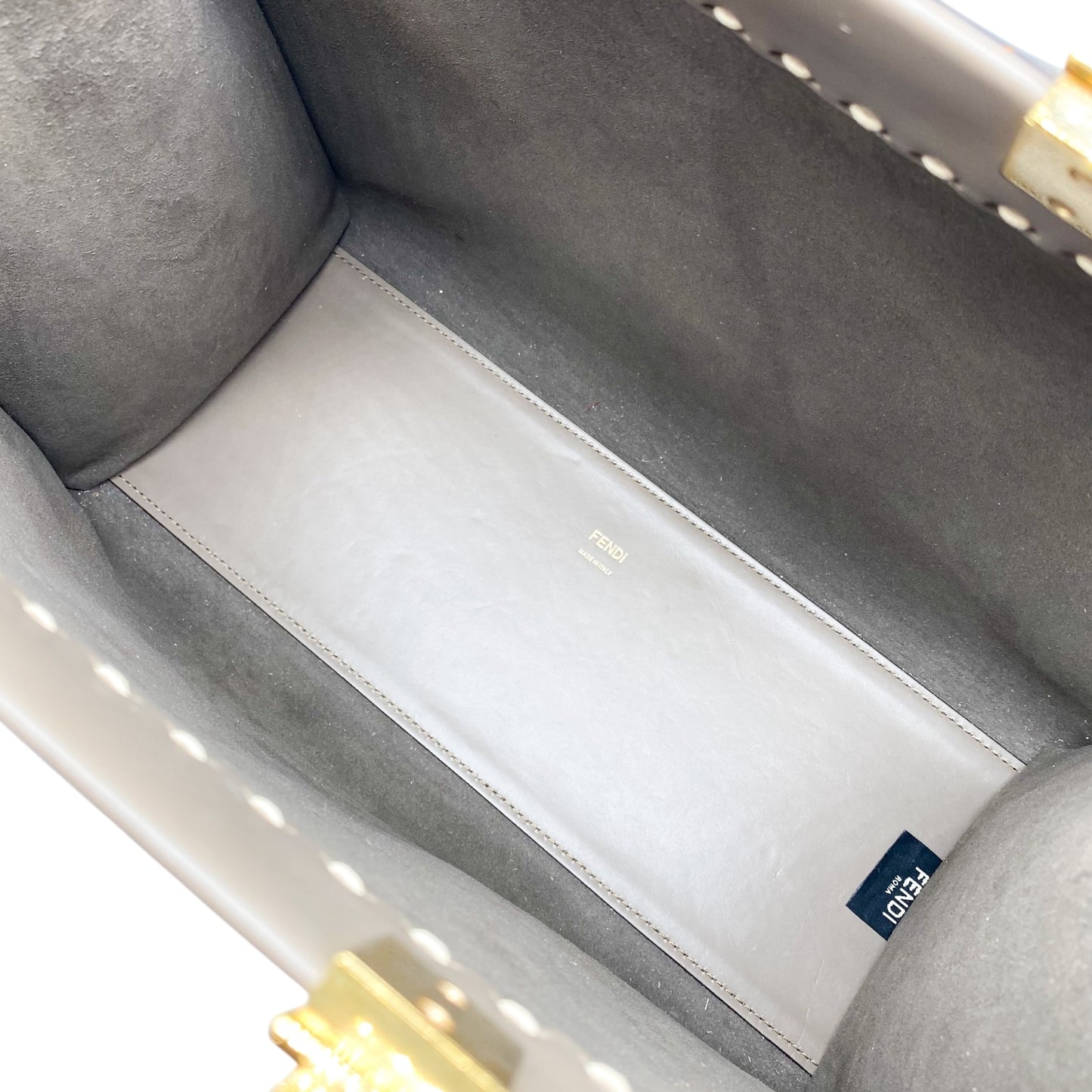 Fendi Taupe Sunshine Tote Bag