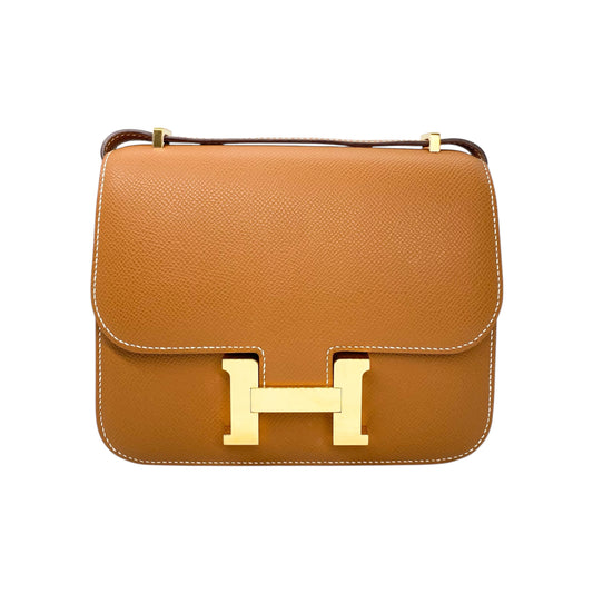 Hermes Constance 18 Gold Epsom Gold Hardware