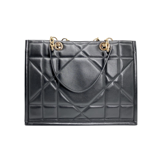 Dior Black Archicannage Essential Tote Bag